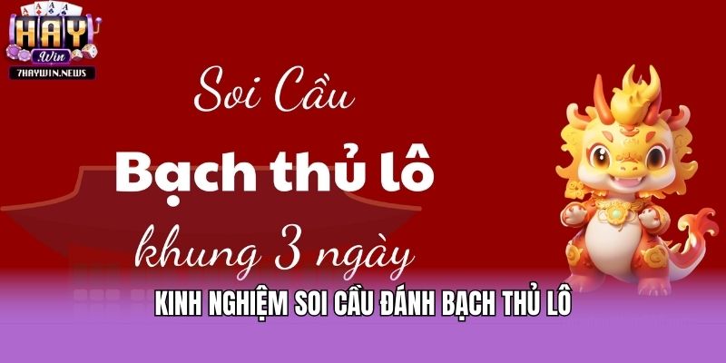 Kinh nghiệm soi cầu đánh bạch thủ lô