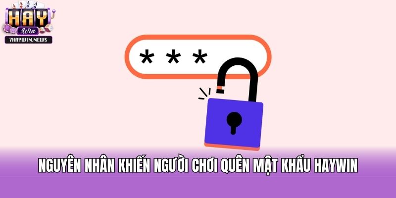 Nguyên nhân khiến người chơi quên mật khẩu Haywin
